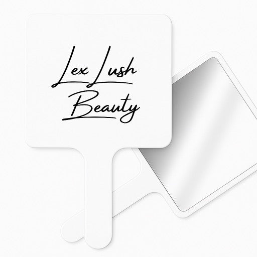 White Handheld Mirrors